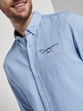 Overhemd met textuur - Männer - light blue white structure Overhemd met textuur - Männer - light blue white structure - 9 - TOM TAILOR