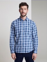 geruit hemd - Männer - blue navy shadow check geruit hemd - Männer - blue navy shadow check - 1 - TOM TAILOR
