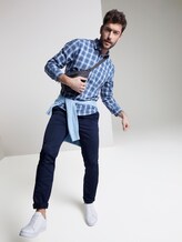 geruit hemd - Männer - blue navy shadow check geruit hemd - Männer - blue navy shadow check - 3 - TOM TAILOR