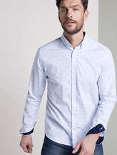 Overhemd met all-over print - Männer - light blue navy grid design Overhemd met all-over print - Männer - light blue navy grid design - 5 - TOM TAILOR