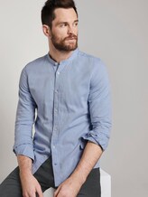 Overhemd met textuur - Männer - lightblue herringbone struct Overhemd met textuur - Männer - lightblue herringbone struct - 5 - TOM TAILOR