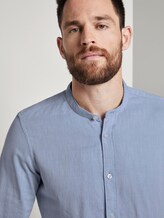 Overhemd met textuur - Männer - lightblue herringbone struct Overhemd met textuur - Männer - lightblue herringbone struct - 9 - TOM TAILOR