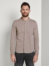 Strukturiertes Hemd - Männer - white camel herringbone struct Strukturiertes Hemd - Männer - white camel herringbone struct - 1 - TOM TAILOR