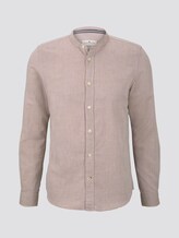 Strukturiertes Hemd - Männer - white camel herringbone struct Strukturiertes Hemd - Männer - white camel herringbone struct - 7 - TOM TAILOR