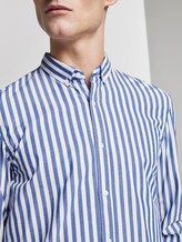 Printed shirt - Men - white blue bold stripe Printed shirt - Men - white blue bold stripe - 9 - TOM TAILOR Denim