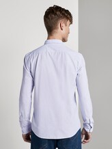 Gemustertes Hemd - Männer - white blue thin stripe Gemustertes Hemd - Männer - white blue thin stripe - 2 - TOM TAILOR Denim