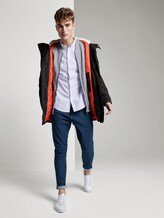 Gemustertes Hemd - Männer - white blue thin stripe Gemustertes Hemd - Männer - white blue thin stripe - 3 - TOM TAILOR Denim