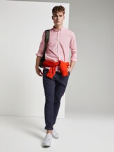 Gemustertes Hemd - Männer - red white irregular stripe Gemustertes Hemd - Männer - red white irregular stripe - 3 - TOM TAILOR Denim