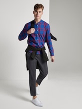 Printed shirt - Men - blue red authentic check Printed shirt - Men - blue red authentic check - 3 - TOM TAILOR Denim