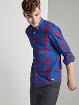 Printed shirt - Men - blue red authentic check Printed shirt - Men - blue red authentic check - 5 - TOM TAILOR Denim
