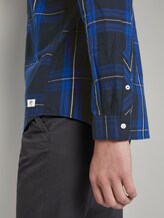 Printed shirt - Men - blue white authentic check Printed shirt - Men - blue white authentic check - 10 - TOM TAILOR Denim