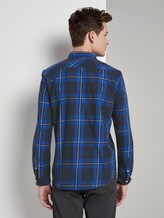 Printed shirt - Men - blue white authentic check Printed shirt - Men - blue white authentic check - 2 - TOM TAILOR Denim