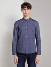 overhemd met textuur - Mannen - blue honeycomb structure overhemd met textuur - Mannen - blue honeycomb structure - 1 - TOM TAILOR Denim
