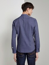 overhemd met textuur - Mannen - blue honeycomb structure overhemd met textuur - Mannen - blue honeycomb structure - 2 - TOM TAILOR Denim
