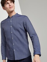 overhemd met textuur - Mannen - blue honeycomb structure overhemd met textuur - Mannen - blue honeycomb structure - 5 - TOM TAILOR Denim