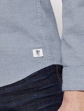 Shirt with chest pocket - Men - light blue mini grindle Shirt with chest pocket - Men - light blue mini grindle - 10 - TOM TAILOR Denim