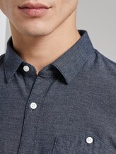 Hemd mit Brusttasche - Männer - dark blue mini grindle Hemd mit Brusttasche - Männer - dark blue mini grindle - 10 - TOM TAILOR Denim