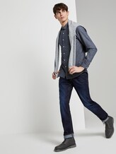 Hemd mit Brusttasche - Männer - dark blue mini grindle Hemd mit Brusttasche - Männer - dark blue mini grindle - 3 - TOM TAILOR Denim