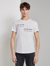 T-Shirt mit Print - Männer - White T-Shirt mit Print - Männer - White - 1 - TOM TAILOR Denim