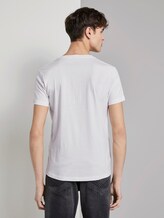 T-Shirt mit Print - Männer - White T-Shirt mit Print - Männer - White - 2 - TOM TAILOR Denim