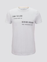 T-Shirt mit Print - Männer - White T-Shirt mit Print - Männer - White - 7 - TOM TAILOR Denim