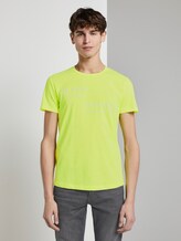 Printed T-shirt - Men - neon green Printed T-shirt - Men - neon green - 1 - TOM TAILOR Denim
