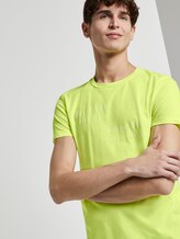 Printed T-shirt - Men - neon green Printed T-shirt - Men - neon green - 5 - TOM TAILOR Denim