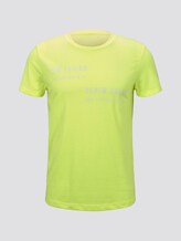 Printed T-shirt - Men - neon green Printed T-shirt - Men - neon green - 7 - TOM TAILOR Denim