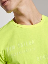 Printed T-shirt - Men - neon green Printed T-shirt - Men - neon green - 9 - TOM TAILOR Denim