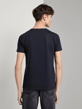 T-Shirt mit Streifen-Print - Männer - Sky Captain Blue T-Shirt mit Streifen-Print - Männer - Sky Captain Blue - 2 - TOM TAILOR Denim
