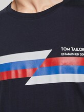 T-Shirt mit Streifen-Print - Männer - Sky Captain Blue T-Shirt mit Streifen-Print - Männer - Sky Captain Blue - 9 - TOM TAILOR Denim