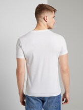 T-Shirt mit Streifen-Print - Männer - White T-Shirt mit Streifen-Print - Männer - White - 2 - TOM TAILOR Denim