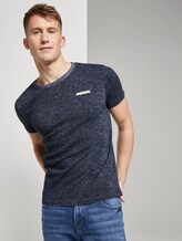 T-Shirt mit Print - Männer - Sky Captain Blue Non-Solid T-Shirt mit Print - Männer - Sky Captain Blue Non-Solid - 5 - TOM TAILOR Denim