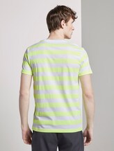 Gestreiftes T-Shirt - Männer - neon green regular big stripe Gestreiftes T-Shirt - Männer - neon green regular big stripe - 2 - TOM TAILOR Denim