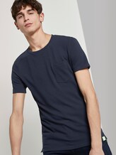 T-shirt met print en borstzak - Mannen - Sky Captain Blue T-shirt met print en borstzak - Mannen - Sky Captain Blue - 5 - TOM TAILOR Denim