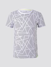 T-Shirt mit Allover-Print - Männer - white geometric outline print T-Shirt mit Allover-Print - Männer - white geometric outline print - 7 - TOM TAILOR Denim