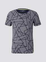 T-Shirt mit Allover-Print - Männer - navy geometric outline print T-Shirt mit Allover-Print - Männer - navy geometric outline print - 7 - TOM TAILOR Denim