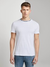 T-shirt with logo - Men - White T-shirt with logo - Men - White - 1 - TOM TAILOR Denim