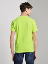 T-Shirt mit Schriftzug - Männer - neon green T-Shirt mit Schriftzug - Männer - neon green - 2 - TOM TAILOR Denim