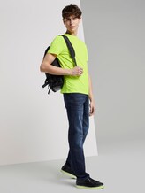T-Shirt mit Schriftzug - Männer - neon green T-Shirt mit Schriftzug - Männer - neon green - 3 - TOM TAILOR Denim