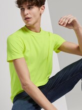 T-Shirt mit Schriftzug - Männer - neon green T-Shirt mit Schriftzug - Männer - neon green - 5 - TOM TAILOR Denim