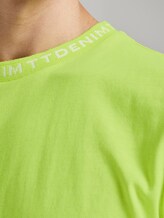 T-Shirt mit Schriftzug - Männer - neon green T-Shirt mit Schriftzug - Männer - neon green - 9 - TOM TAILOR Denim