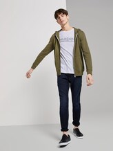 Langarmshirt mit Print - Männer - White Langarmshirt mit Print - Männer - White - 3 - TOM TAILOR Denim