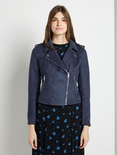 Bikerjacke aus Wildlederimitat - Frauen - Sky Captain Blue Bikerjacke aus Wildlederimitat - Frauen - Sky Captain Blue - 1 - TOM TAILOR Denim