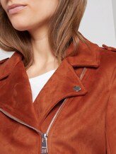 Bikerjacke aus Wildlederimitat - Frauen - fox orange Bikerjacke aus Wildlederimitat - Frauen - fox orange - 9 - TOM TAILOR Denim