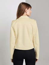 Bikerjacke aus Wildlederimitat - Frauen - pale yellow Bikerjacke aus Wildlederimitat - Frauen - pale yellow - 2 - TOM TAILOR Denim
