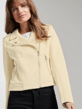 Bikerjacke aus Wildlederimitat - Frauen - pale yellow Bikerjacke aus Wildlederimitat - Frauen - pale yellow - 5 - TOM TAILOR Denim