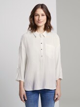 Flowing oversized shirt - Women - Off White Flowing oversized shirt - Women - Off White - 1 - TOM TAILOR Denim