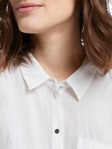 Flowing oversized shirt - Women - Off White Flowing oversized shirt - Women - Off White - 10 - TOM TAILOR Denim