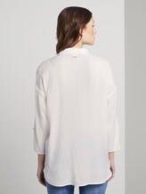 Flowing oversized shirt - Women - Off White Flowing oversized shirt - Women - Off White - 2 - TOM TAILOR Denim